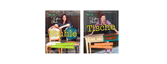 Cover von DIY-Sachbüchern zu Stühle und Tische, Möbel reparieren und upcyceln von Esther Ollick