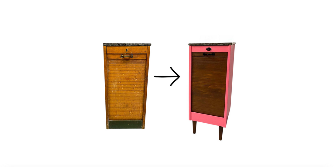 vorher-nachher: Rolladenelement Upcycling