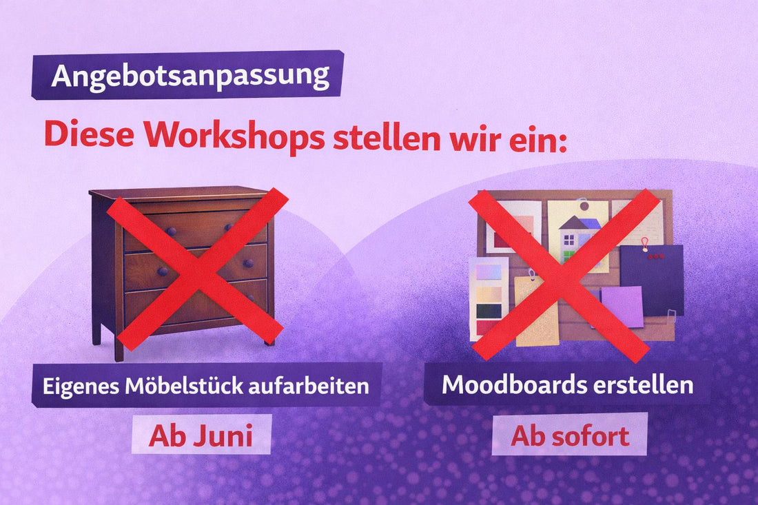 Zwei Workshops werden eingestellt