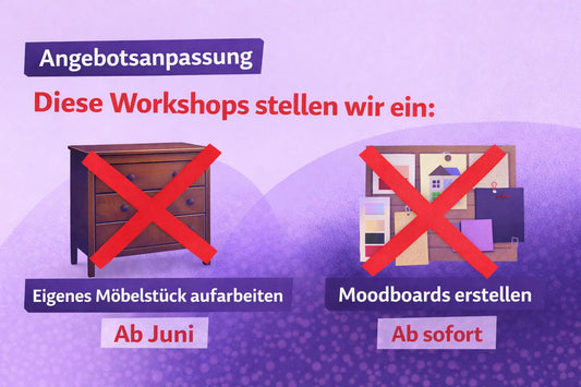 Zwei Workshops werden eingestellt