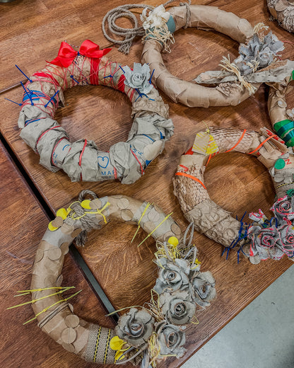 Re:Kranz – Upcycling-Workshop: Aus Verpackung wird Design