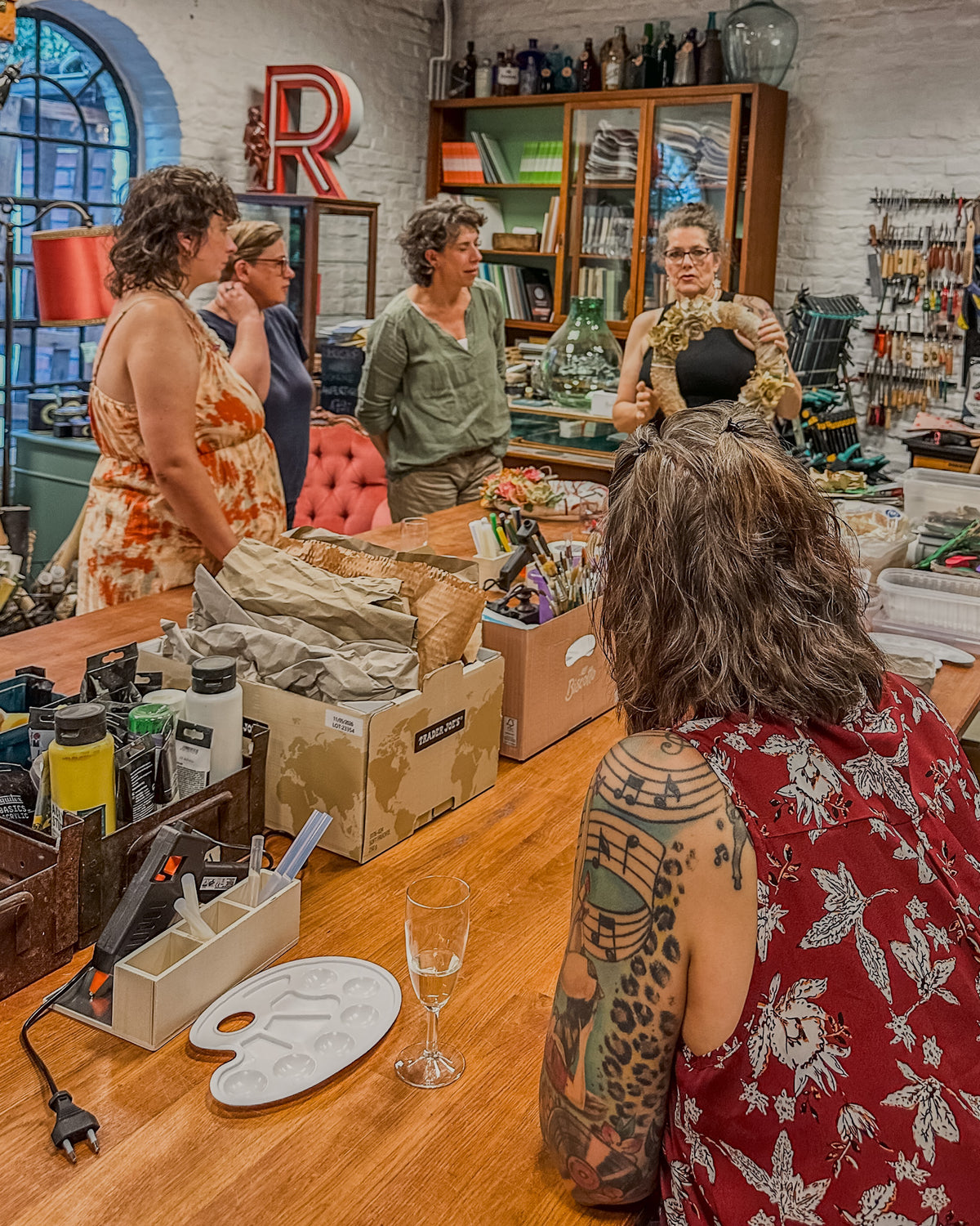 Re:Kranz – Upcycling-Workshop: Aus Verpackung wird Design