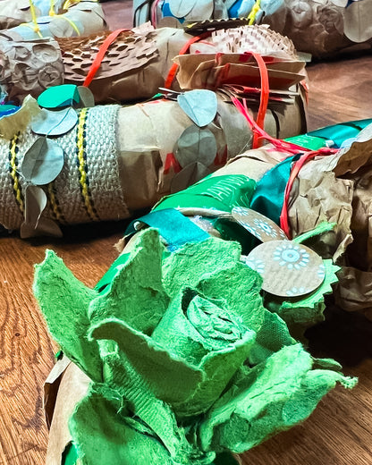 Re:Kranz – Upcycling-Workshop: Aus Verpackung wird Design