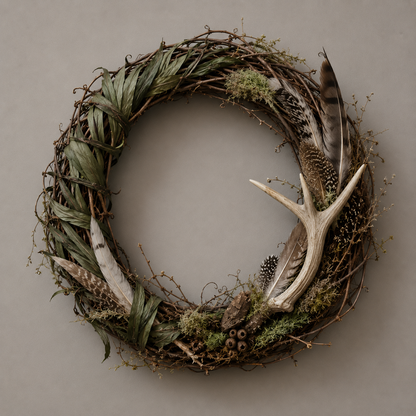 Wald:Art Kranz gestalten - Natur wird Design