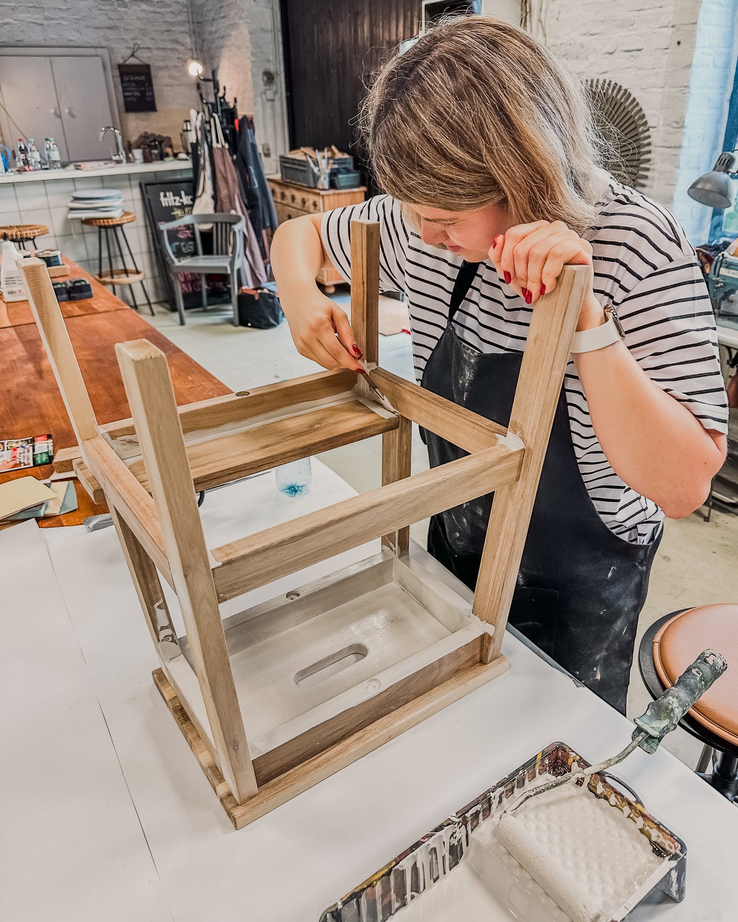 Workshop: Möbel lackieren