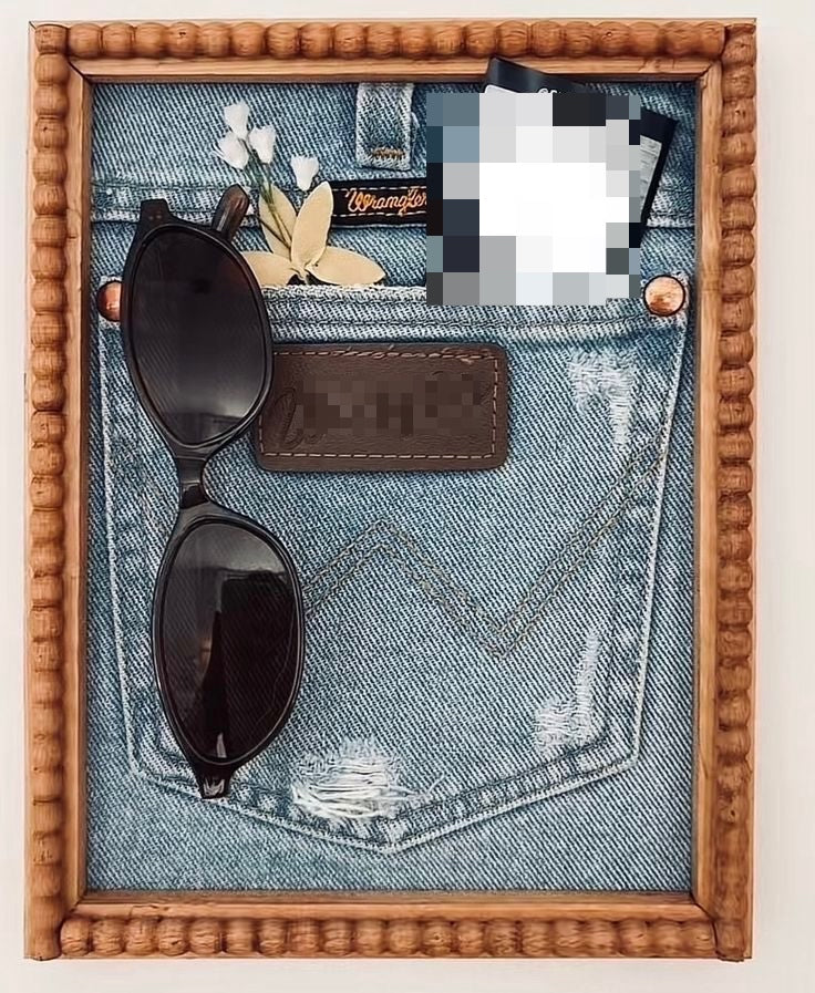 Jeans im Rahmen – Jeans Pocket Frame