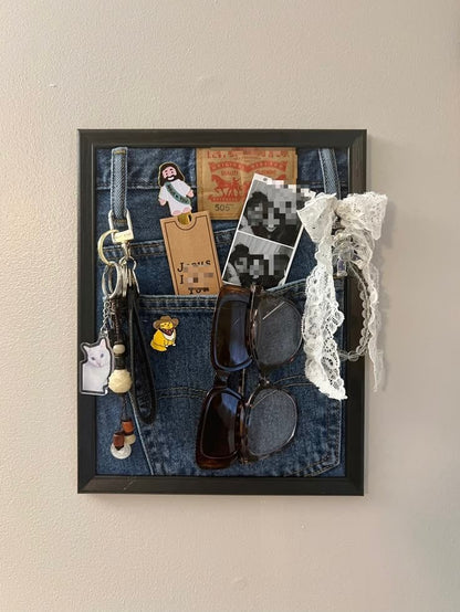 Jeans im Rahmen – Jeans Pocket Frame