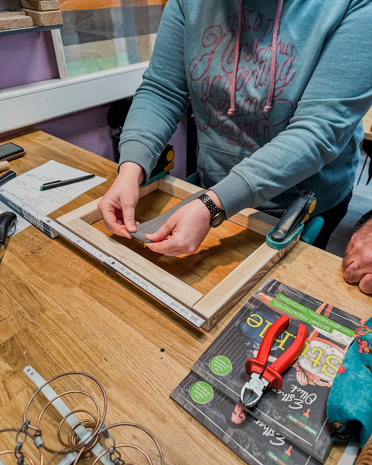 Workshop: Polstern und Beziehen