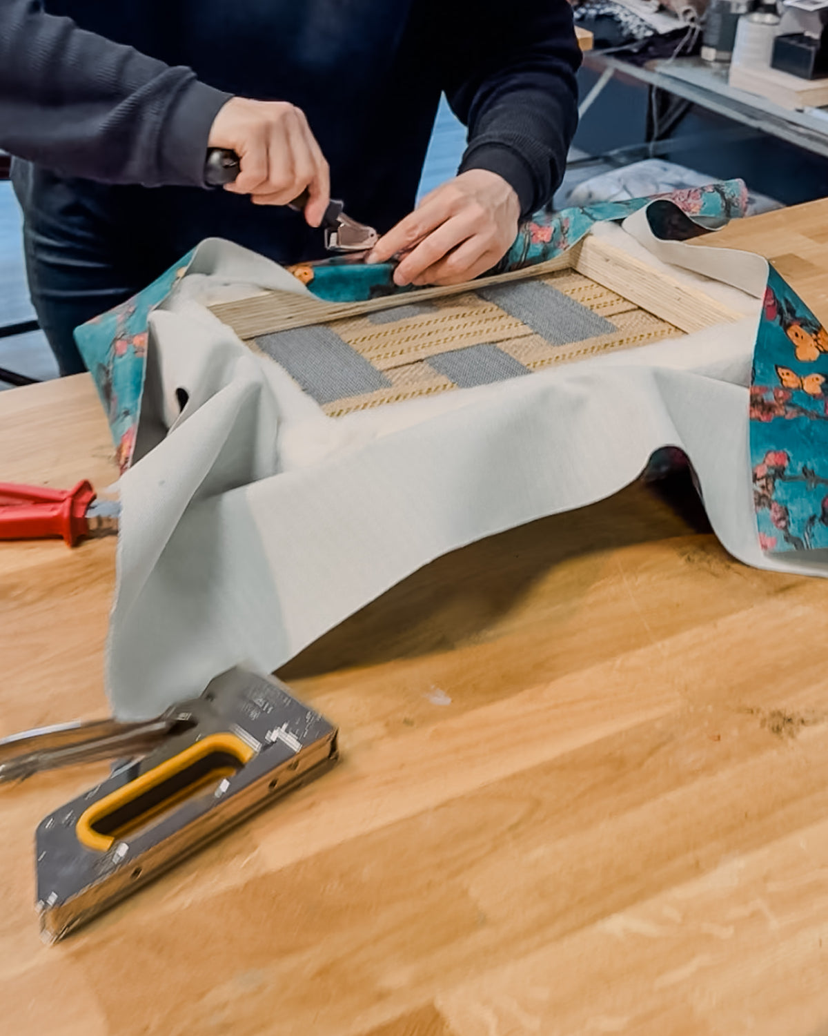 Workshop: Polstern und Beziehen