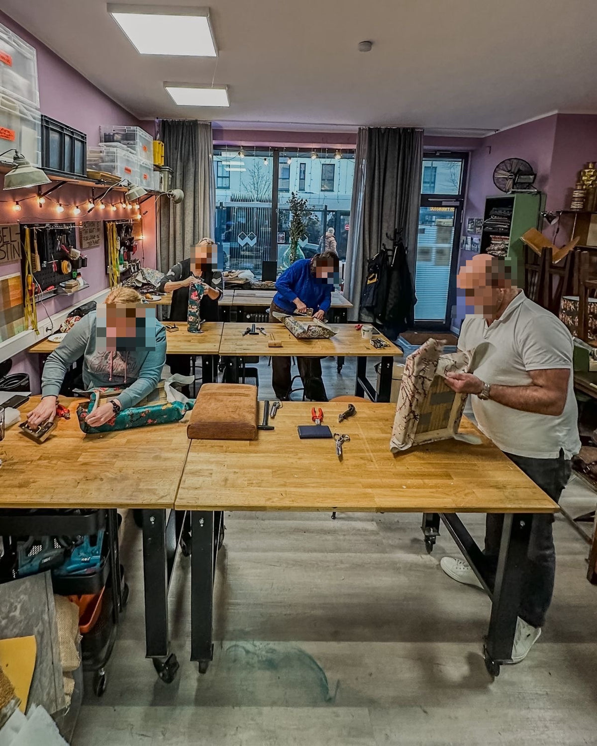 Workshop: Polstern und Beziehen