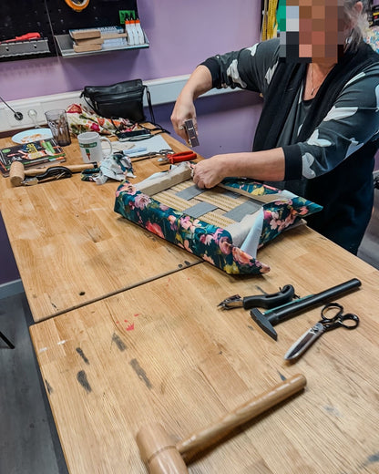 Workshop: Polstern und Beziehen