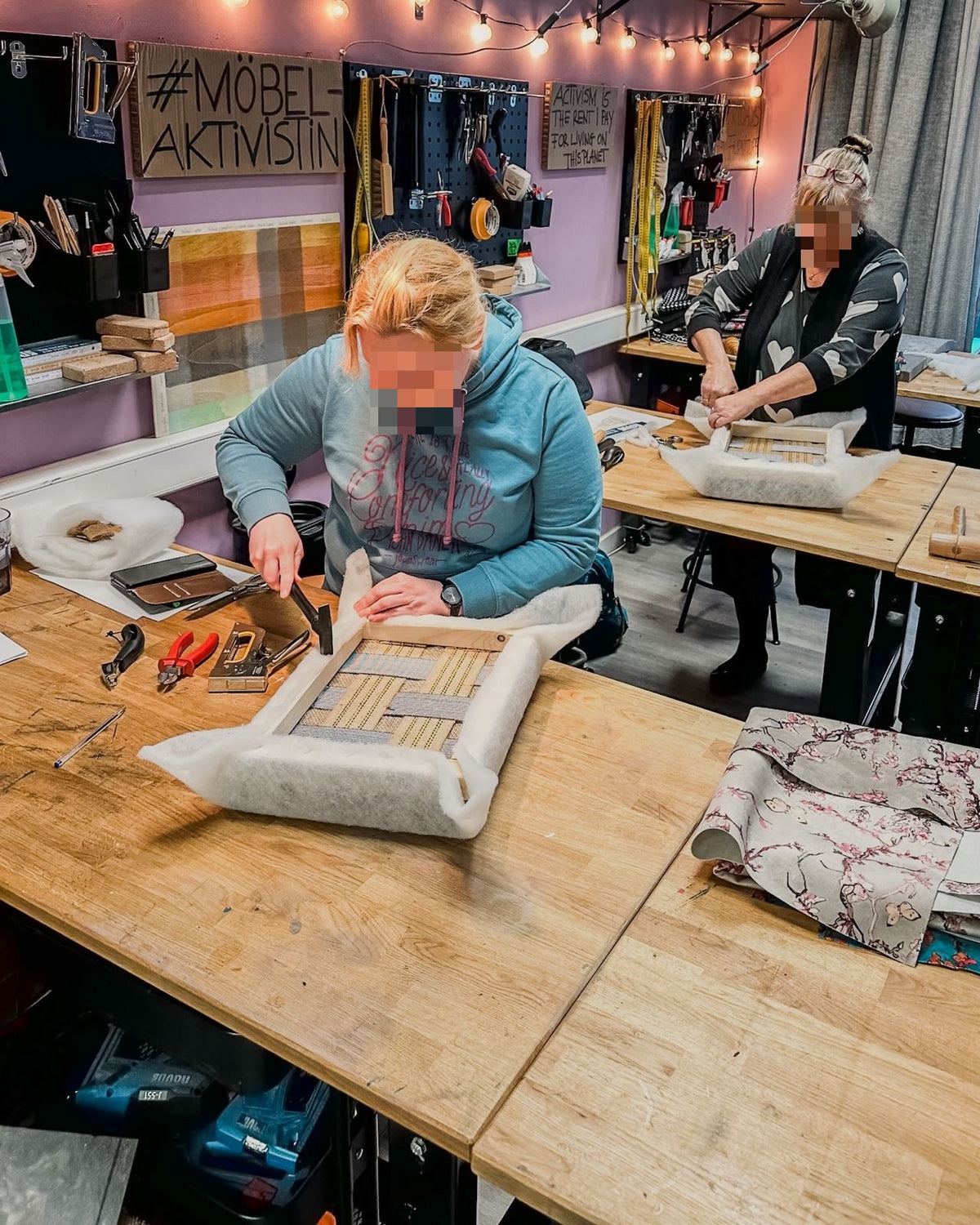 Workshop: Polstern und Beziehen