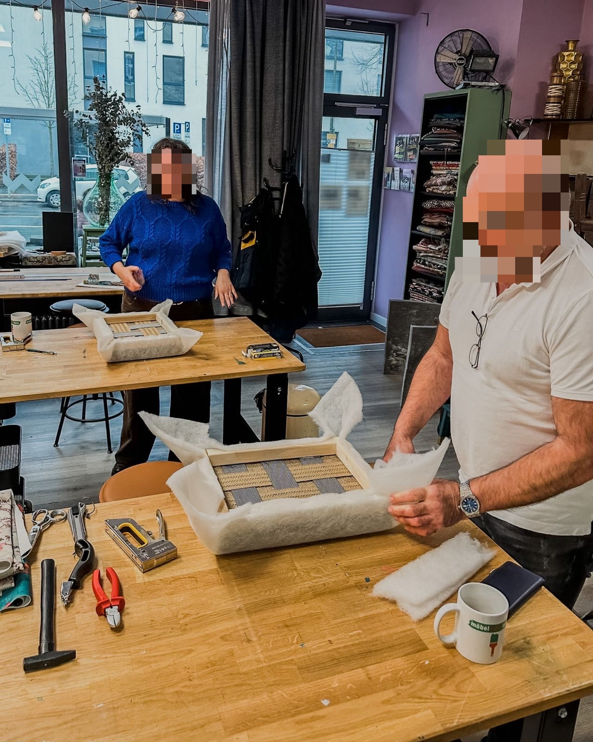 Workshop: Polstern und Beziehen